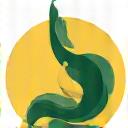Stylized gut with healthy flora elements, representing digestive health.